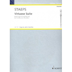 Virtuose suite : für Altblockflöte -Hans Ulrich Staeps
