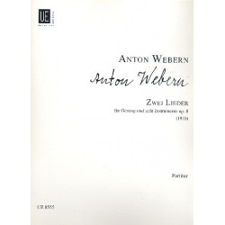 2 Lieder op.8 : für mittlere -Anton von Webern