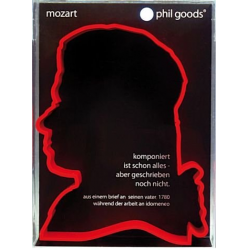 Ausstechform Mozart rot 10x7cm
