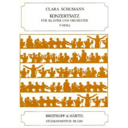 Konzertsatz f-Moll : für Klavier -Clara Schumann