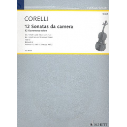 12 Kammersonaten op.2 Band 4 : -Arcangelo Corelli