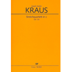 Streichquartett c-Moll Nr. 1 VB179 -Joseph Martin Kraus