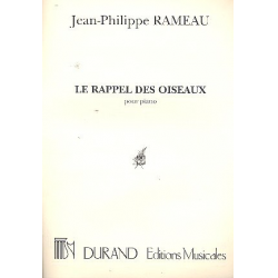 Le rappel des oiseaux : pour piano -Jean-Philippe Rameau