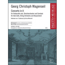 CONCERTO A-DUR : FUER VIOLONCELLO -Georg Christoph Wagenseil / Arr.Fritz Racek