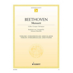 Menuett G-Dur : für -Ludwig van Beethoven / Arr.Johannes Palaschko