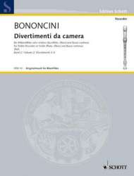 Divertimenti da camera Band 2 (Nr.3-4) : -Giovanni Bononcini