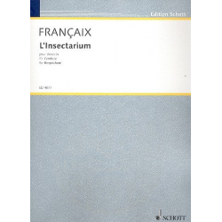 L'insectarium pour clavecin : -Jean Francaix