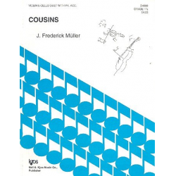 Cousins : for violin and cello with -Frederick J. Müller
