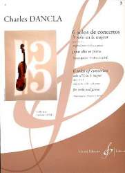 6 solos de concert fa major : - Jean Baptiste Charles Dancla