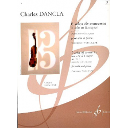 6 solos de concert fa major : - Jean Baptiste Charles Dancla