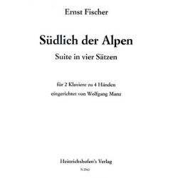 Südlich der Alpen : für 2 Klaviere -Ernst Fischer