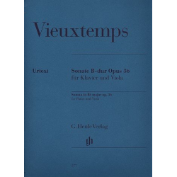 Sonate B-Dur op.36 : für Viola und Klavier -Henri Vieuxtemps