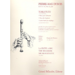Turlututu : pour flute â bec soprano -Pierre Max Dubois