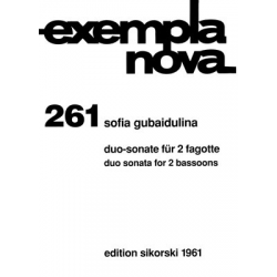 Duo-Sonate : für 2 Fagotte -Sofia Gubaidulina