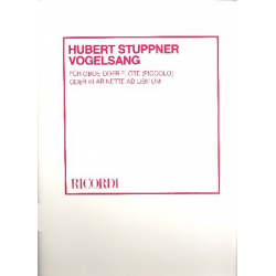 Vogelsang : für Oboe oder Flöte -Hubert Stuppner