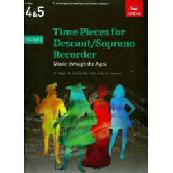Time Pieces for Descant/Soprano Recorder, Vol. 2 -Kathryn Bennetts