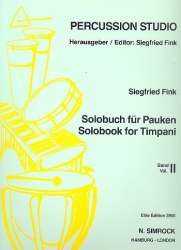 Solobuch Band 2 : für Pauken -Siegfried Fink