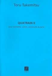 Quatrain no.2 : pour clarinette, violon, -Toru Takemitsu