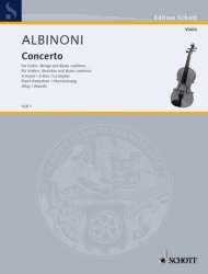 Konzert A-Dur für Violine, Streicher -Tomaso Albinoni
