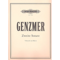 Sonate No. 2 : für Violoncello und Klavier -Harald Genzmer