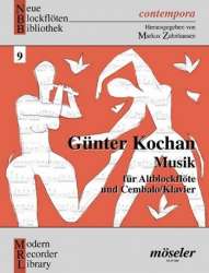 Musik für Altblockflöte und -Günter Kochan