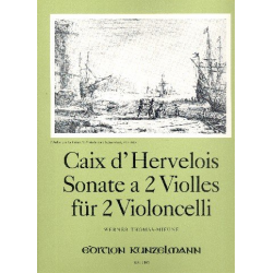 Sonata a 2 violles : für 2 Violoncelli -Louis de Caix de Hervelois
