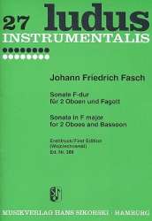 Sonate F-Dur : für 2 Oboen und -Johann Friedrich Fasch