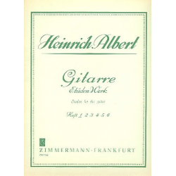 Gitarren-Etüden-Werk Band 1 : -Heinrich Albert