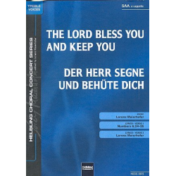The Lord bless You and keep You : -Lorenz Maierhofer