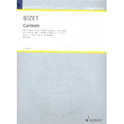 Carmen (Auszüge) : für 2 Melodieinstrumente -Georges Bizet / Arr.Siegfried Schwab