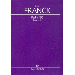 Psalm 150 : für gem Chor und Orchester -César Franck