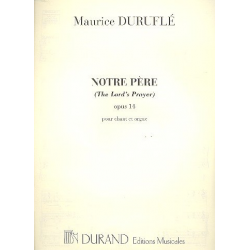 Notre pere op.14 : -Maurice Duruflé