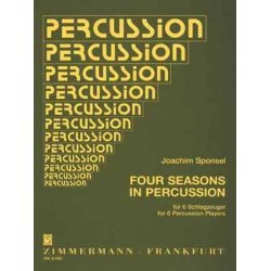 4 Seasons in Percussion : für -Joachim Sponsel