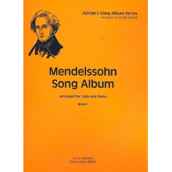 Mendelssohn Song Album vol.1 : -Felix Mendelssohn-Bartholdy