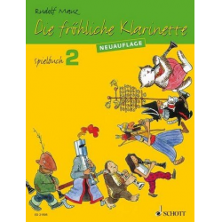 Die fröhliche Klarinette Band 2 - Spielbuch - Neuausgabe -Rudolf Mauz