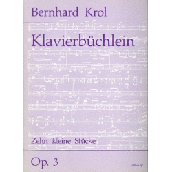 Klavierbüchlein op.3 - Bernhard Krol