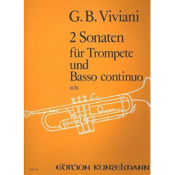2 Sonaten : für Trompete und Bc -Giovanni Bonaventura Viviani