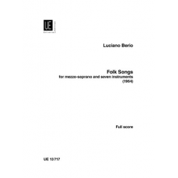 Folk Songs : für Mezzosopran und -Luciano Berio