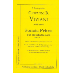Sonata prima op.4,23 : -Giovanni Bonaventura Viviani