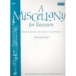 A Miscellany for Bassoon, Book II -Michael Rose
