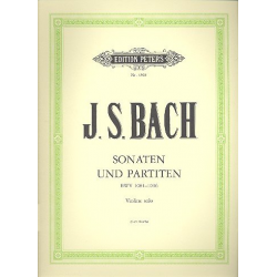 6 Sonaten und Partiten : -Johann Sebastian Bach