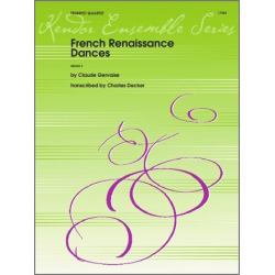 French Renaissance Dances -Claude Gervaise / Arr.Charles Decker