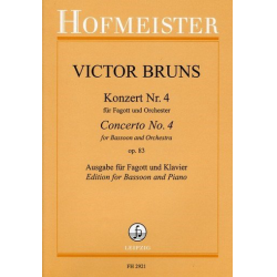 Konzert Nr.4 op.83 für Fagott und Orchester -Victor Bruns