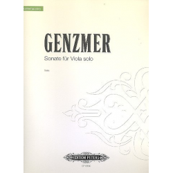 Sonate : für Viola solo -Harald Genzmer