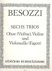 6 Trios : für Oboe (Violine), Violine -Alessandro Besozzi
