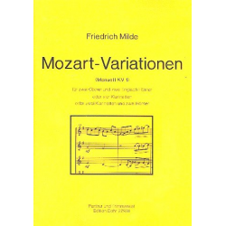 Mozart-Variationen : für 2 Oboen -Friedrich Milde