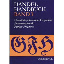 HAENDEL-HANDBUCH : BAND 3, THEMA- -Carl Friedrich Abel