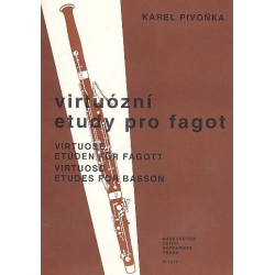 Virtuose Etüden : für Fagott -Karel Pivonka