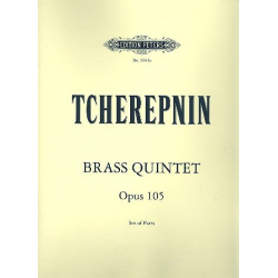 Brass Quintet op.105 : for 2 trumpets, -Alexander Tcherepnin / Tscherepnin