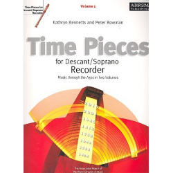 Time Pieces for Descant/Soprano Recorder, Vol. 1 -Kathryn Bennetts